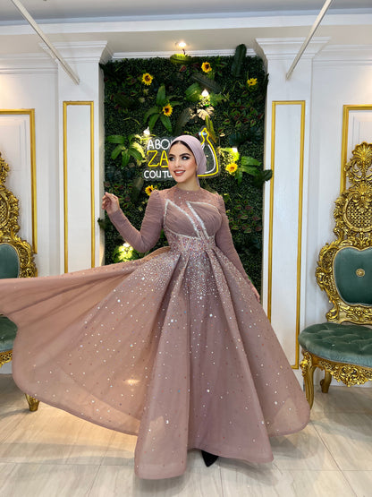 Bronze Silver Royale Gown