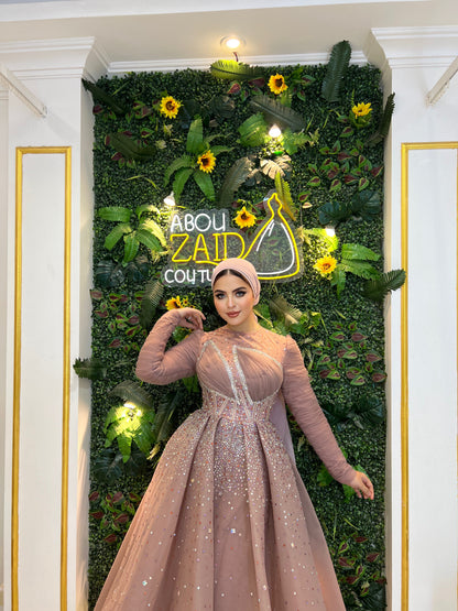 Bronze Silver Royale Gown
